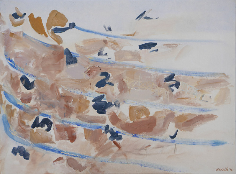 Eduarda Miheloviča gleznu izstāde Ainavu transformācijas Kalnciema kvartālā no 7. janvāra