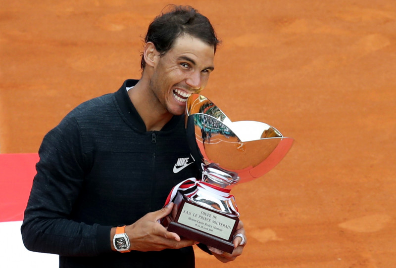 Nadals 10. reizi triumfē Montekarlo un iegūst 70. ATP titulu