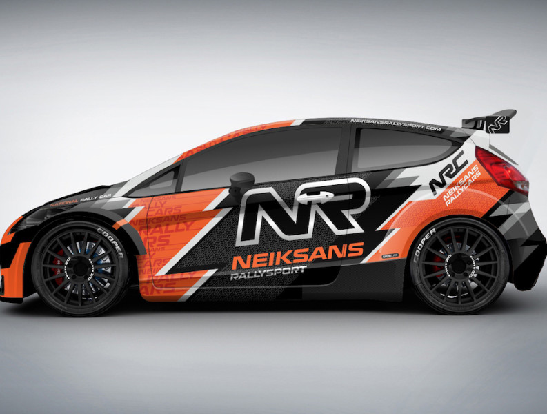 Māra Neikšāna darbnīcā top jauns rallija auto – ''Ford Fiesta NRC''