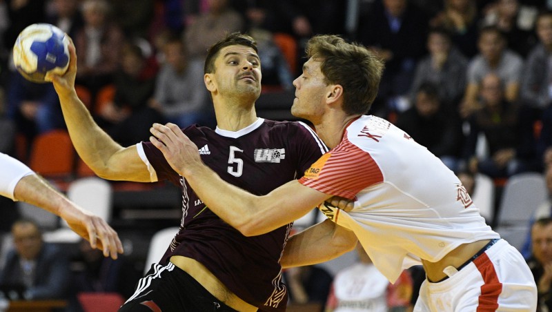 Latvija Domes kausu turpinās pret Ukrainu, tiešraide Sportacentrs.com TV