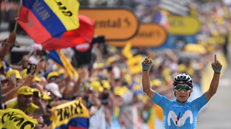 Kolumbieši dominē Alpu augstkalnē, Alafilips joprojām "Tour de France" līderis