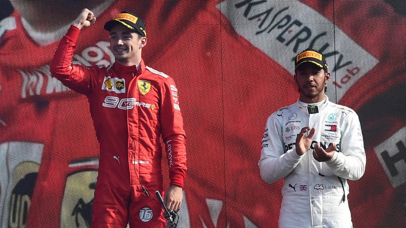 Leklērs uzvar vēlreiz, iepriecinot "Ferrari" fanus Moncā