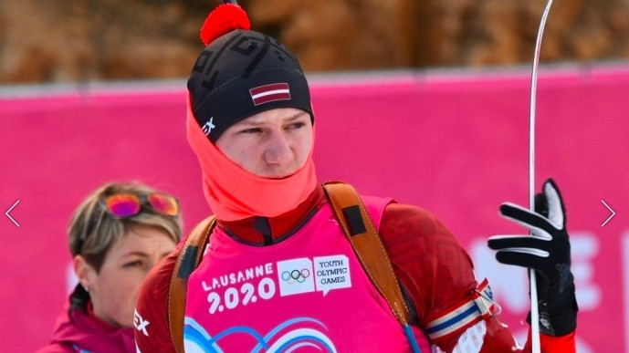 Talantīgā Ģērmane nefinišē jaunatnes olimpisko spēļu milzu slalomā