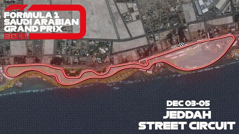 Saūda Arābija prezentē ātrāko ielu trasi F1 vēsturē