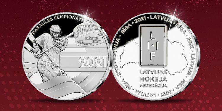 Monētu nams izdod īpašu medaļu par godu pasaules čempionātam Rīgā
