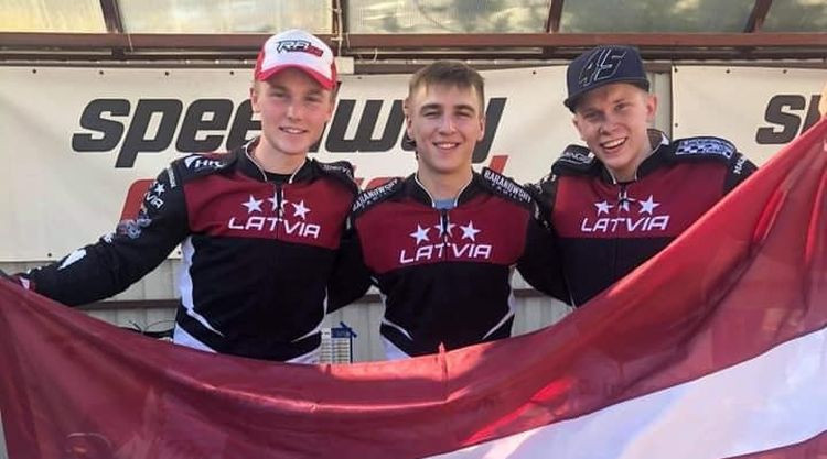 Latvijas U19 izlase kļūst par Eiropas čempioni spīdvejā pāriem