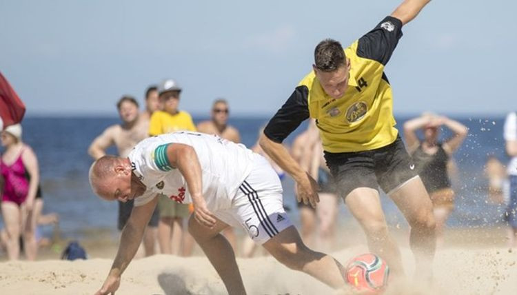 Startēs Latvijas un Igaunijas apvienotā pludmales futbola līga