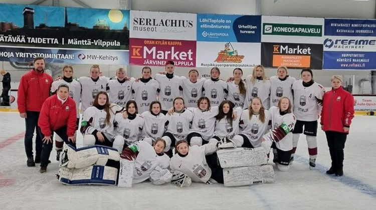 Latvijas U18 meiteņu izlase divreiz zaudē Somijas klubam