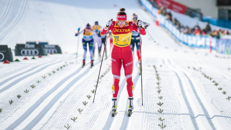 Venga ātrākā kalnā, Krievijai pirmā uzvara ''Tour de ski'' kopvērtējumā sievietēm