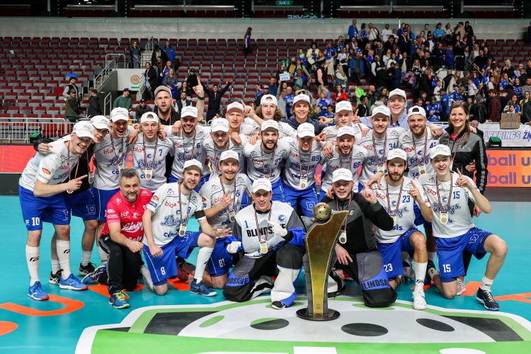 ''Lekrings'' pēc sešu gadu pārtraukuma atkal kļūst par Latvijas čempioni florbolā