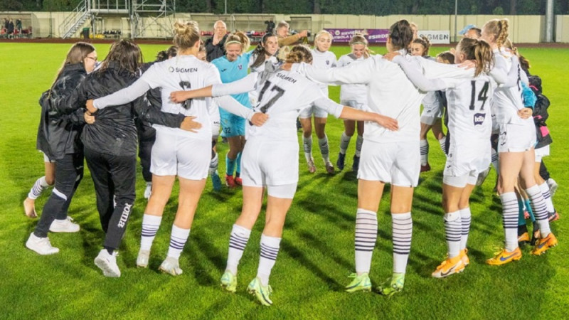 SFK "Rīga" nodrošina uzvaru Sieviešu futbola līgā