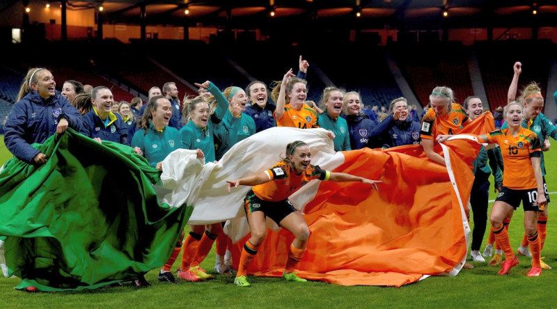 Īrijas futbolistēm vēsturiska ceļazīme uz Pasaules kausa finālturnīru
