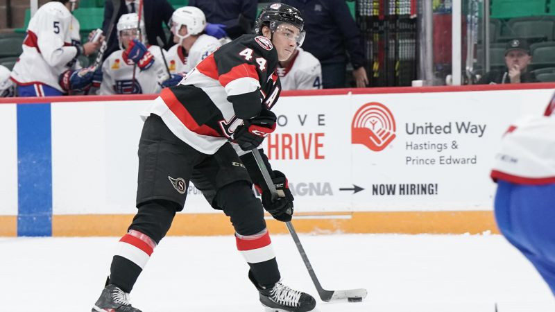 Rubīnam -1 "Senators" uzvarā 15 vārtu cīņā AHL, Šilovs rezervē
