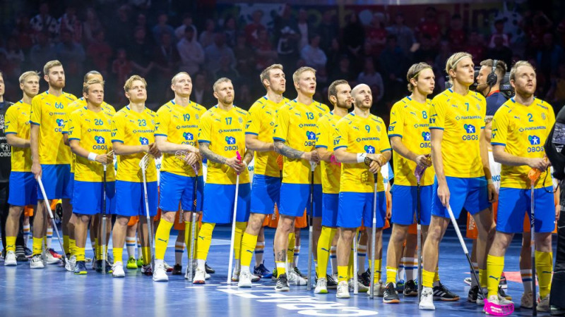 Zviedri kļūst par desmitkārtējiem pasaules čempioniem florbolā