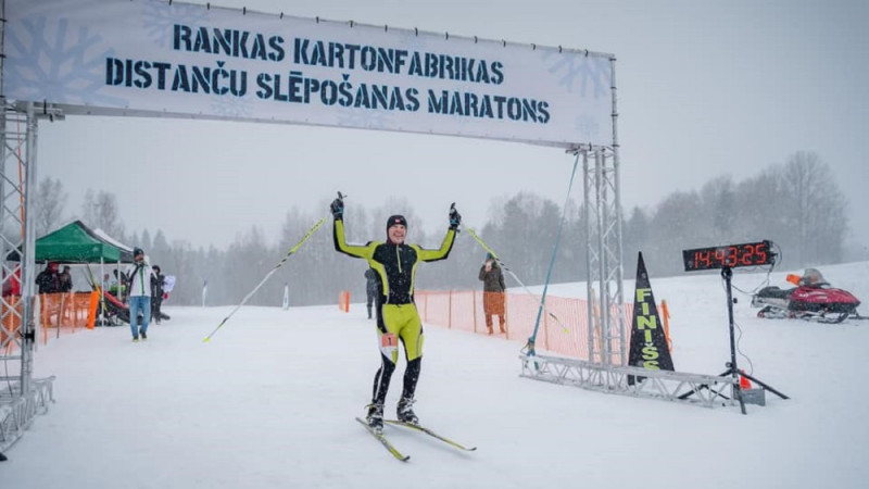 Otro reizi Rankā aizvadīts īpašais 100km slēpojums ar vairāku sporta veidu dalībniekiem