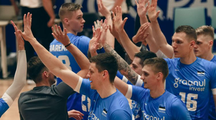 Latvijas volejbolisti Igaunijai zaudē arī otrajā pārbaudes spēlē