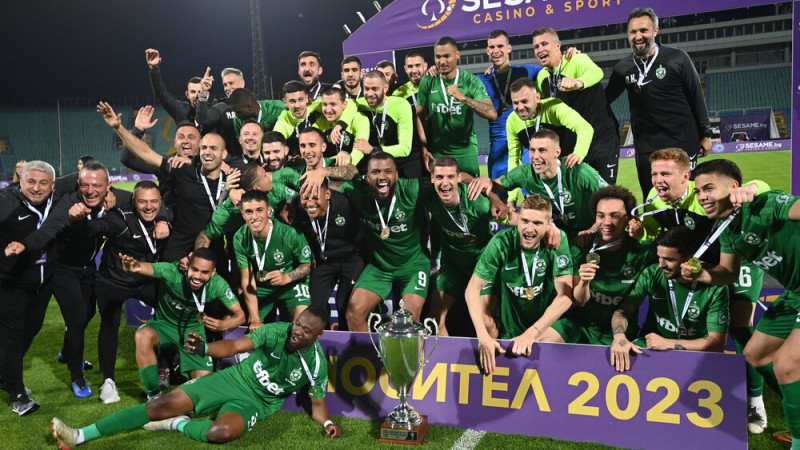 "Ludogorets" 12. reizi pēc kārtas kļūst par Bulgārijas čempioni futbolā