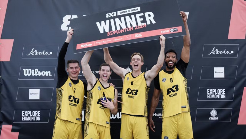 "Miami" 3x3 basketbolisti izcīna otro "Masters" uzvaru sezonā