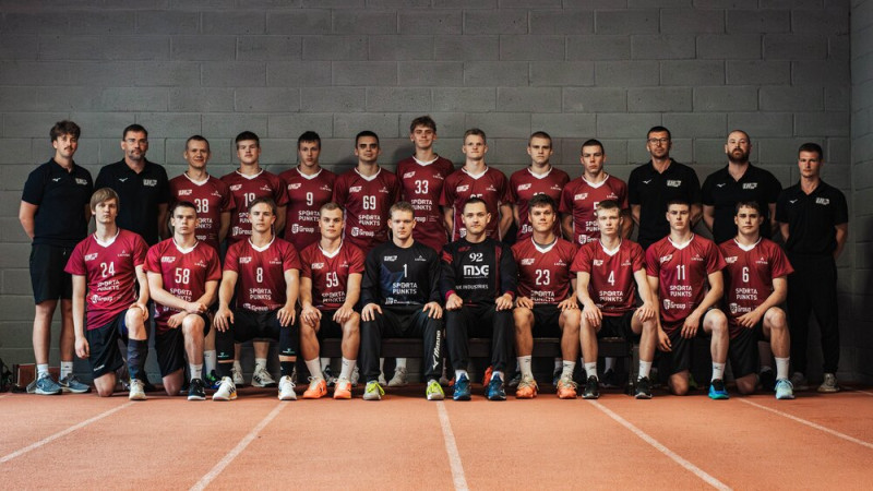 Latvijas U-20 handbolistiem uzvara Eiropas čempionāta B divīzijas pusfinālā