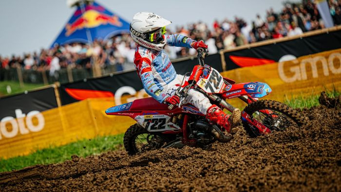 Hudolejs uz pjedestāla "ADAC MX Masters" sezonas finālposmā Vācijā