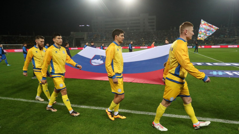 Slovēņi ceturto reizi pēdējo divu gadu laikā pārspēj Kazahstānas futbolistus