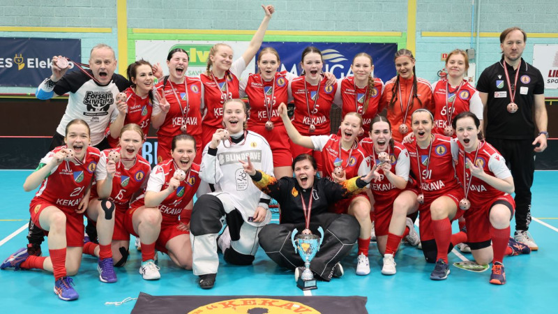 ELVI florbola līgas bronzu izcīna FK "Ķekava"