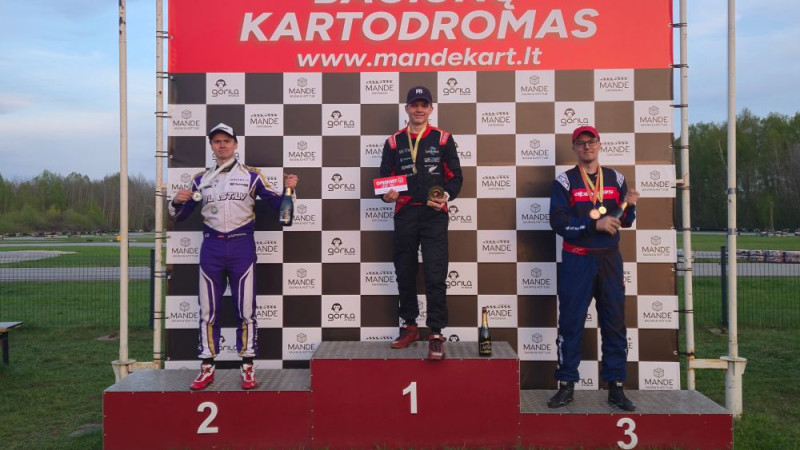 "Openkart" posmā Šauļos Burgaila uzveic Laipnieku