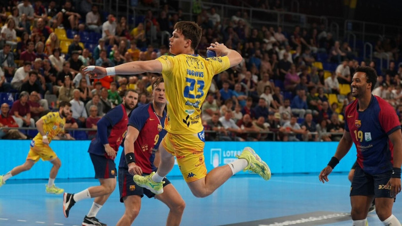 Rogonovam spilgts sniegums pret "Barcelona", Kurzemnieka komanda tuvu izkrišanai