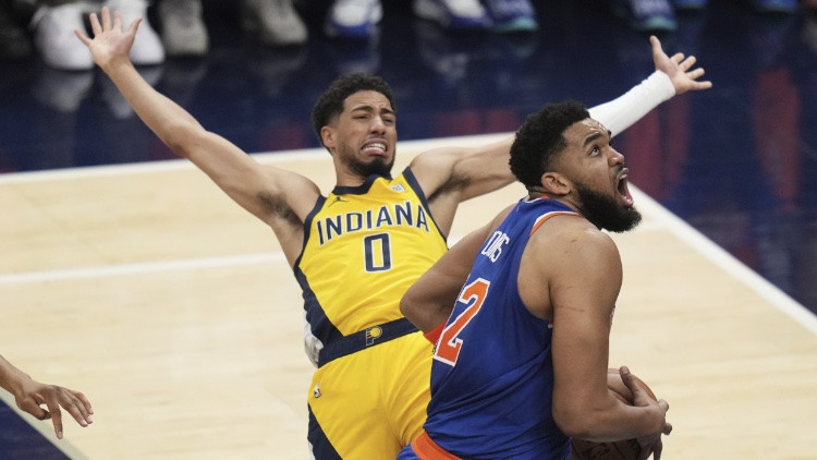 "Knicks" atspēlē -20 un tiek pie pirmās uzvaras Austrumu konferences finālā