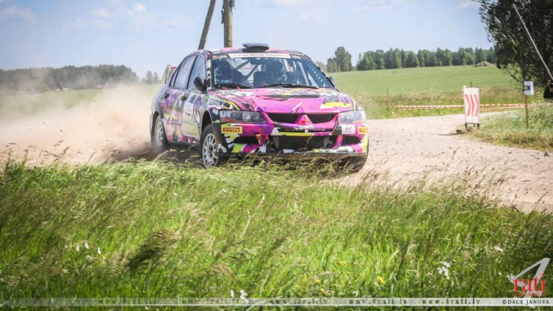 Rallijsprintā "Talsi" uzvar Sirmača/Bites ekipāža