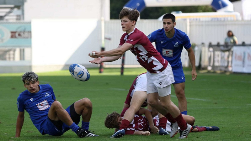 Latvijas U-18 izlasei 12. vieta EČ regbijā-7