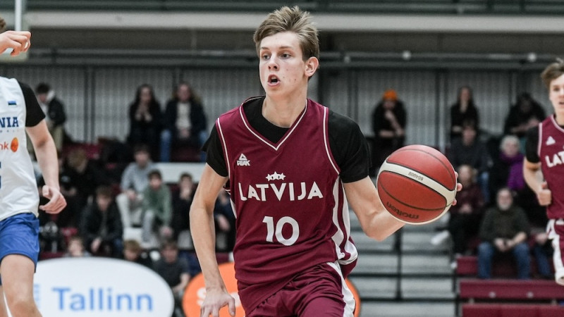 Valteri, Jahoviči, Jeromanovi un citi: bijušo Latvijas basketbola spīdekļu atvases jaunatnes izlasēs