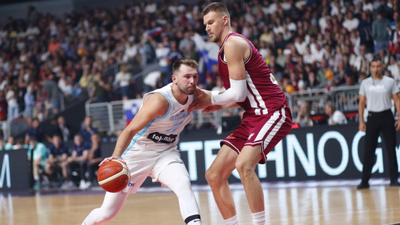 Dončičam 26 punkti puslaikā, Latvija atbild ar 18:0 izrāvienu