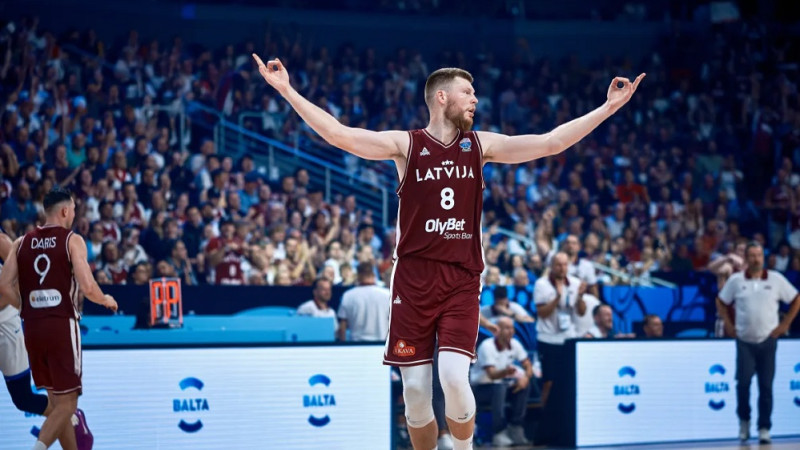 Dāvis Bertāns: "Ja spēlēsim labu basketbolu, varam uzvarēt jebkuru pretinieku"