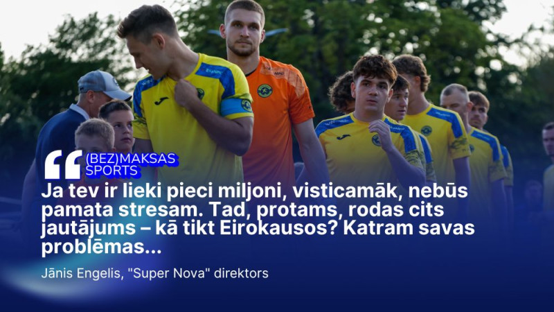 Stress sezonas garumā un UEFA nauda – ar ko jārēķinās Virslīgas kluba direktoram?