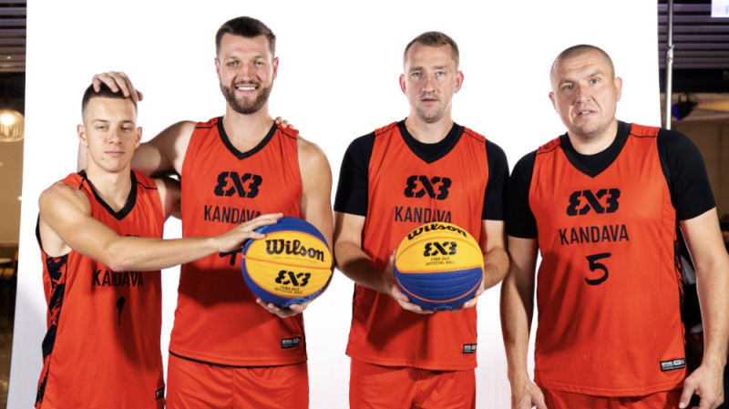 Latviešu 3x3 basketbolisti Gaosjunas ceturtdaļfinālā piekāpjas serbiem