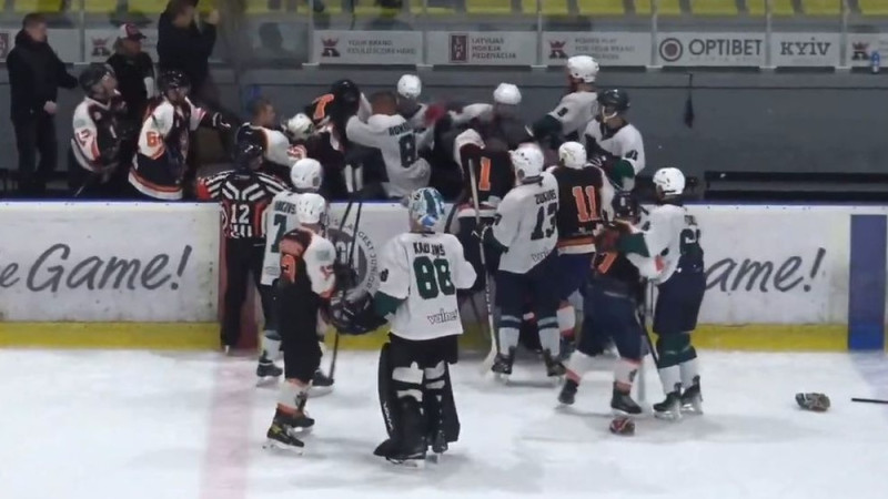 Par rupjībām caurvīto Entuziastu līgas maču izdalītas vairākas ievērojamas diskvalifikācijas