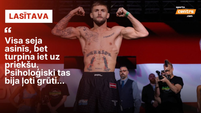 Karjeras lielākā cīņa pret ″zombiju″ un UFC ambīcijas – saruna ar Latvijas MMA cerību Čižovu