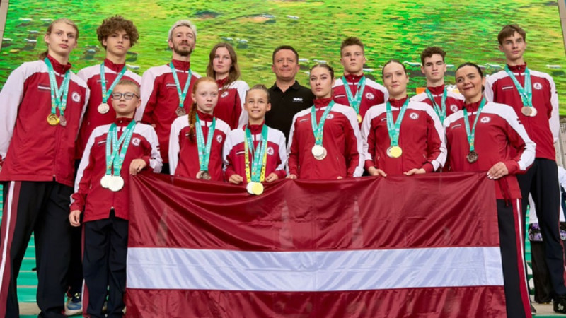 Latvijas sportistiem četri zelti pasaules u-šu (kungfu) čempionātā Ķīnā
