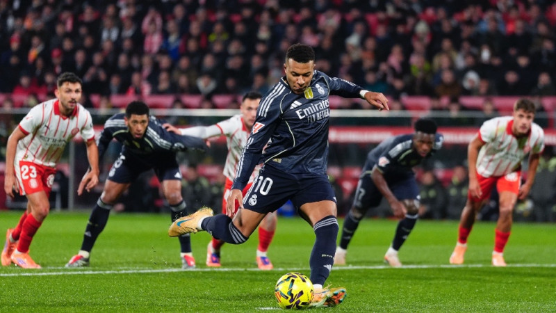 Madrides "Real" tikai ar pendeles palīdzību uzlauž Žironas vārtus