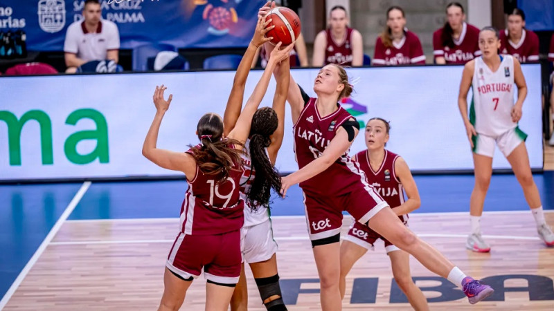 Luzgina un Vēvere izceļas, U18 meitenes piekāpjas Eiropas čempionēm