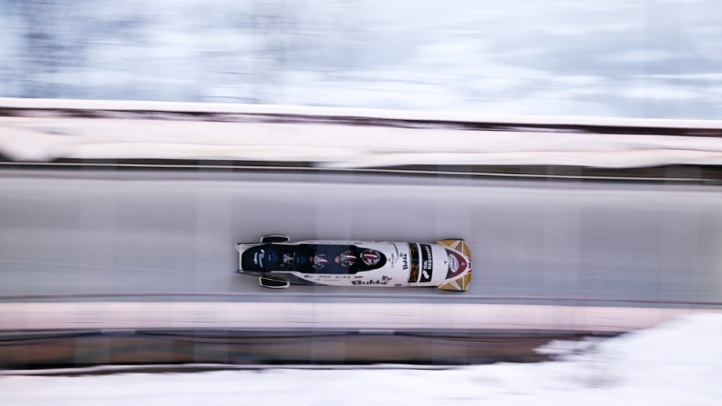 Latvijas četrinieki otrajā braucienā sasniedz otro un piekto laiku