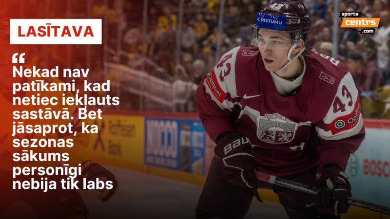 Ravinskis par iekļaušanu olimpiskajā sastāvā: "No rīta galva vēl neko nesaprata"