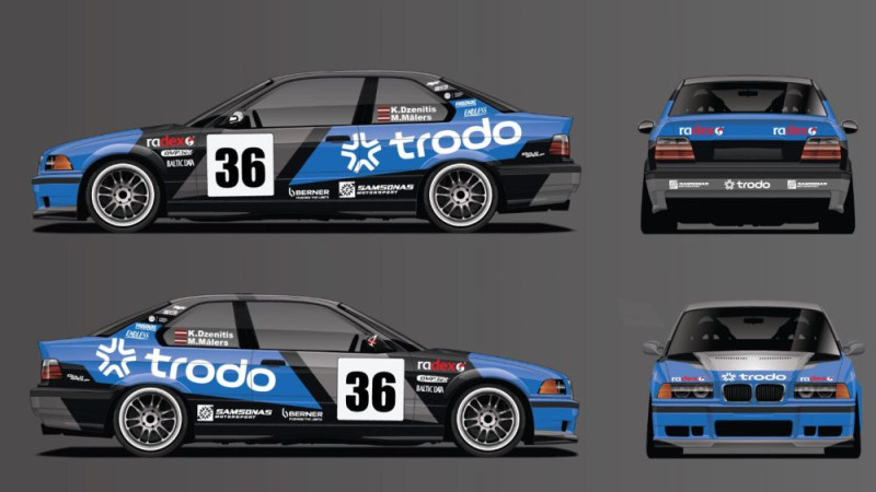 Dzenītis ar uzlabotu auto un jaunu dizainu debitēs Latvijas rallija čempionātā