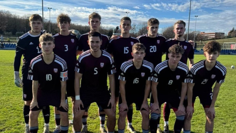 Latvijas un Horvātijas U19 valstsvienībām sešu vārtu duelis