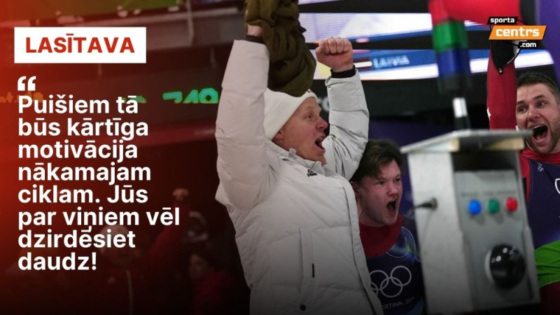 Rubenis par OS sudraba ″svaru″, robotu problēmām un sezonas turpinājumu