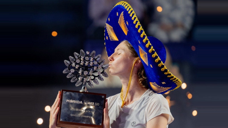 Bukša uzvar Meridas "WTA 500", nopelnot karjeras pirmo nozīmīgo titulu