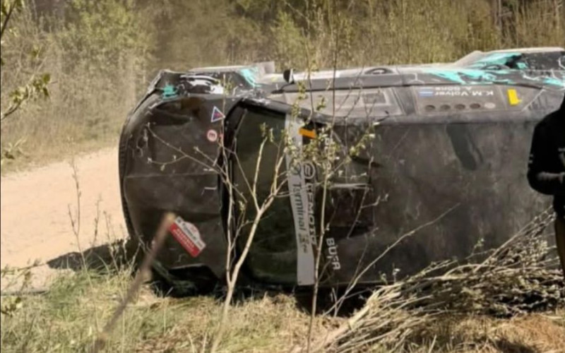LRČ kopvērtējuma līderis avarē Sāremā rallijsprintā