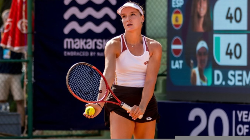 Semeņistaja uzvar izšķirošajā taibreikā, sasniedzot Horvātijas "WTA 125" pusfinālu