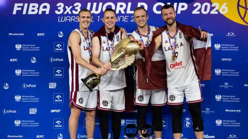 Latvijas zelta kvartets atved mājās pasaules čempionu titulu